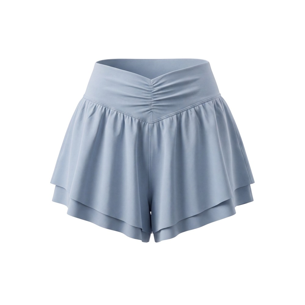 OFFLINE by Aerie Real Me Skort Shorts Women XS Blue Excellent Crossover V-Waist